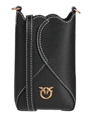 PINKO Across-body bag Black Leather