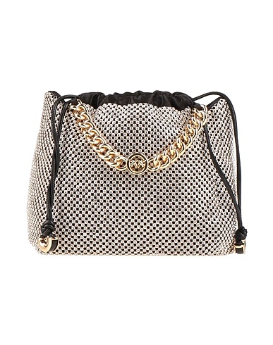 PINKO Handtasche Silber 100% Aluminium