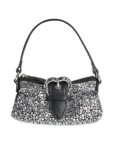 PINKO Handbag Black 50% Nylon, 50% Polyurethane