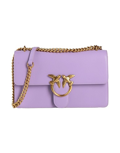 PINKO Across-body bag Lilac 100% Calfskin