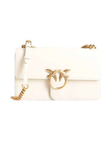 PINKO Cross-body bags Ivory 100% Calfskin