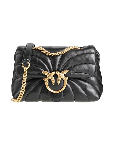 PINKO Cross-body bags Black Sheepskin