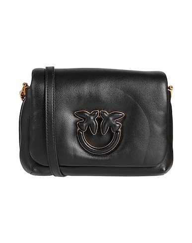 PINKO Cross-body bags Black Sheepskin