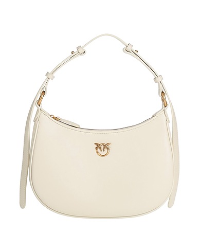 PINKO Borsa a tracolla Off white Pelle di vitello