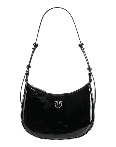 PINKO Handbag Black Leather