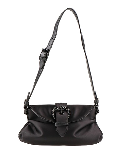 PINKO Schultertasche Schwarz 60% Polyester, 40% Polyurethan