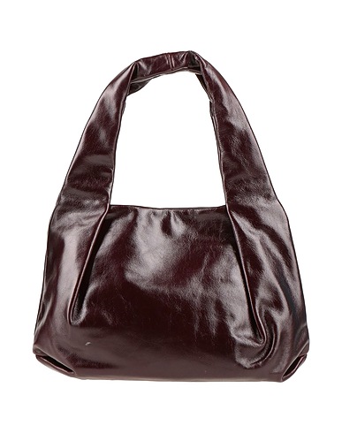 SANDRO Handbag Burgundy 100% Cowhide
