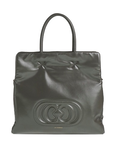 LA CARRIE Handbag Grey Leather