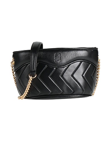 SANDRO Across-body bag Black 100% Lambskin