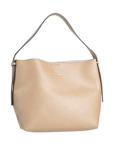 ARMANI EXCHANGE Borsa a mano Khaki 100% Poliestere, Poliuretano