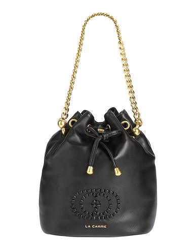 LA CARRIE Handbag Black Leather