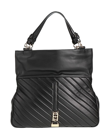 LA CARRIE Handbag Black Leather