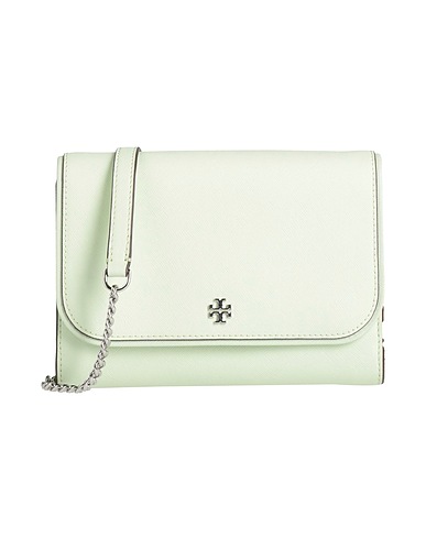 TORY BURCH Across-body bag Light green Leather