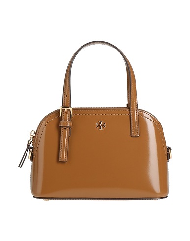 TORY BURCH Handbag Brown Leather