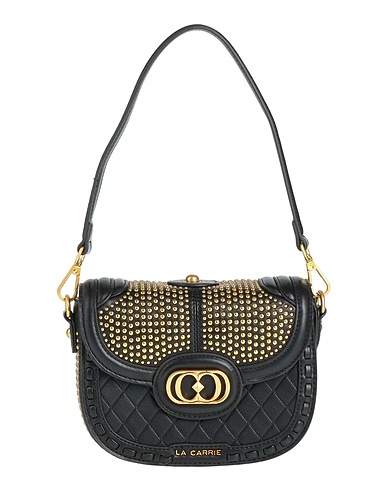 LA CARRIE Handbag Black 100% Polyurethane