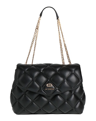 LA CARRIE Shoulder bag Black Polyurethane