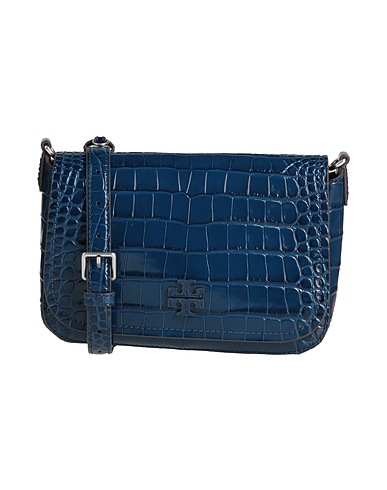 TORY BURCH Cross-body bags Midnight blue Leather