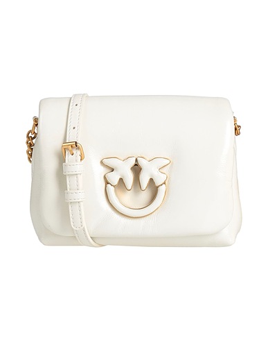 PINKO Across-body bag Ivory Leather