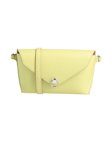 GIANNI CHIARINI Across-body bag Lime green Leather