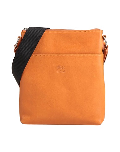 IL BISONTE Across-body bag Tan Leather