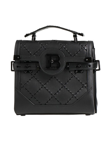 BALMAIN Handbag Black Leather