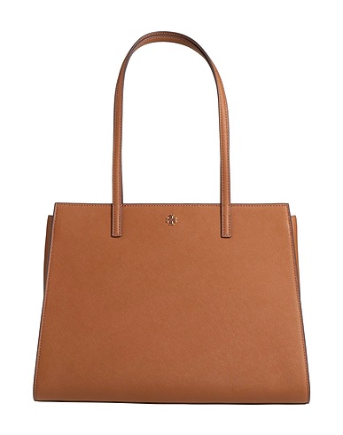 TORY BURCH Shoulder bag Brown Textile fibers