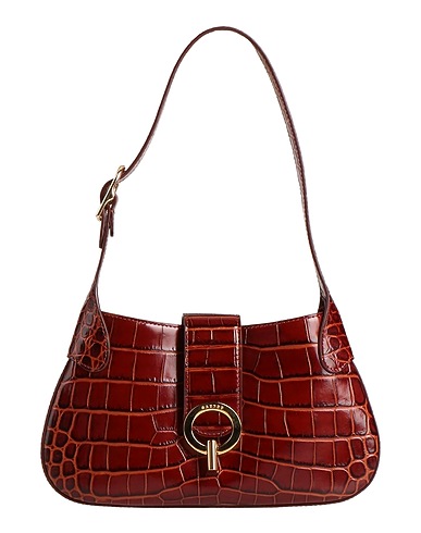 SANDRO Handbag Brick red Cowhide
