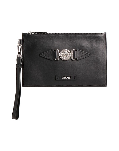 VERSACE Handbag Black 100% Calfskin