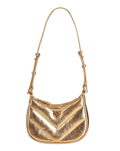 PINKO Bolso de hombro ORO Cuero