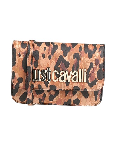 JUST CAVALLI Umhängetasche Kamel 100% Polyester, Poliurethan-Harz