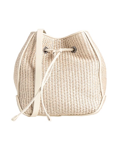 BRUNELLO CUCINELLI Across-body bag Light grey 55% Cotton, 45% Polyamide