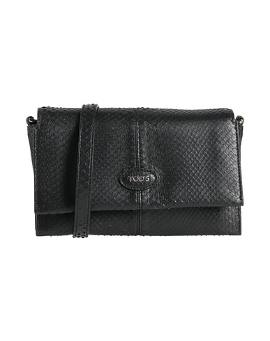 TOD'S Umhängetasche Schwarz Schlangenhaut