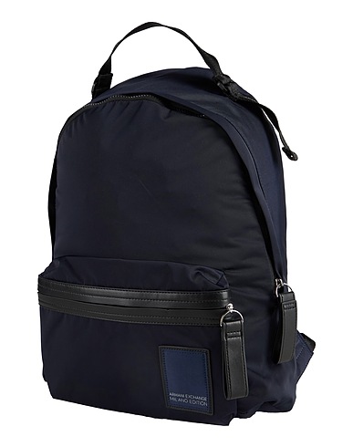 ARMANI EXCHANGE Backpacks Navy 100% Polyester