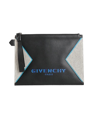 GIVENCHY Handbag Black Leather, Textile fibres