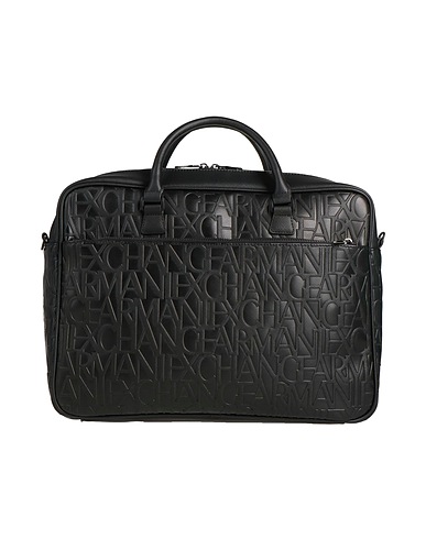 ARMANI EXCHANGE Borsa a mano Nero 100% Poliestere, Poliuretano