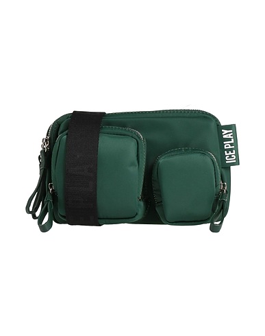 ICE PLAY Cross-body bags Dark green 100% Polyamide