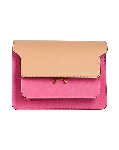 MARNI Handbag Fuchsia 100% Cow leather, Brass