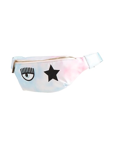 CHIARA FERRAGNI Belt Bags Sky blue 95% Polyester, 5% Polyurethane