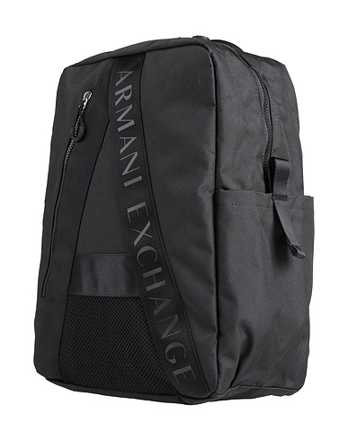 ARMANI EXCHANGE Rucksacks Black 100% Polyester