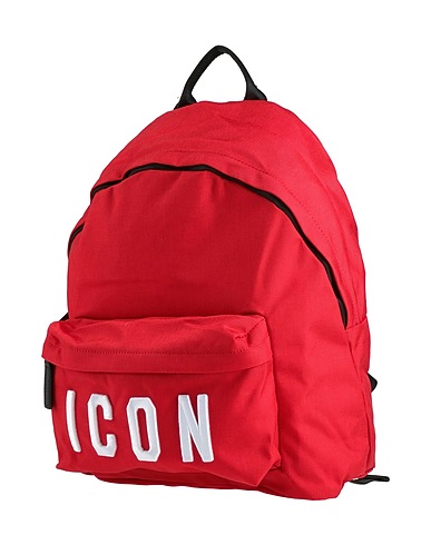 DSQUARED2 Rucksack & bumbag ICON Red 98% Nylon, 2% Polyurethane