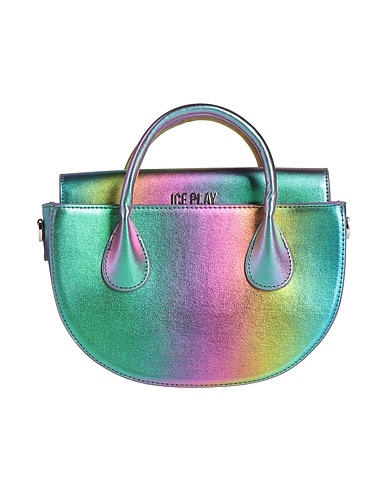ICE PLAY Handbag Emerald green 100% Polyurethane