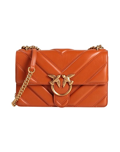 PINKO Borsa a tracolla Ruggine 100% Pelle di bovino