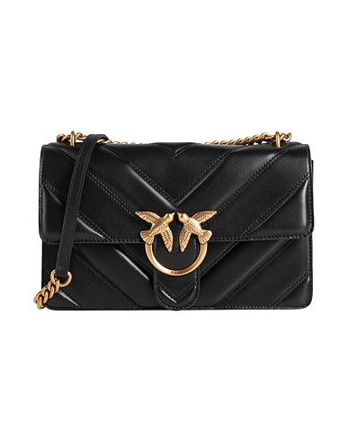 PINKO Cross-body bags Black 100% Cow leather