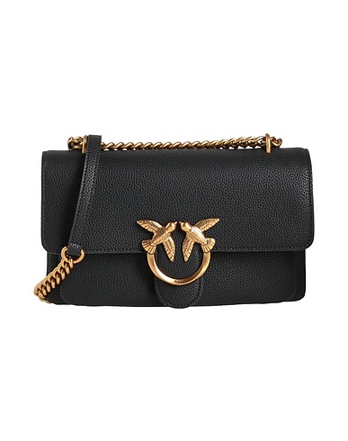PINKO Cross-body bags Black Leather