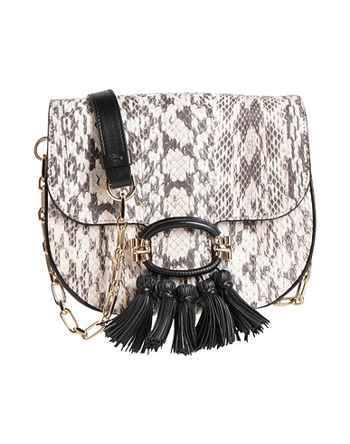 TOD'S Across-body bag Ivory Snakeskin