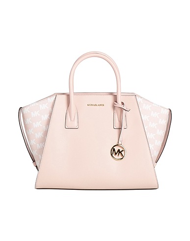 MICHAEL MICHAEL KORS Handbag Light pink Leather, Textile fibres