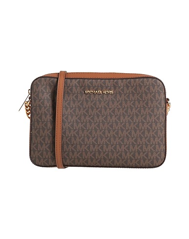 MICHAEL MICHAEL KORS Cross-body bags Brown 90% PVC - Polyvinyl chloride, 9% Polyester, 1% Polyurethane