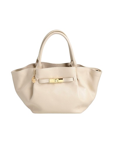 LAURA DI MAGGIO Handbag Beige Leather