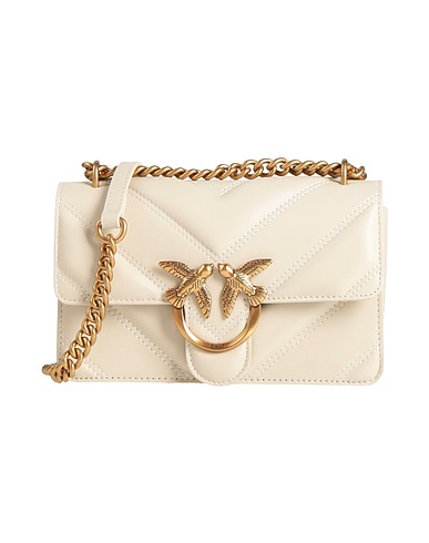PINKO Cross-body bags Ivory Leather