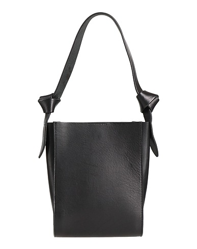 HACHE Handbag Black Leather